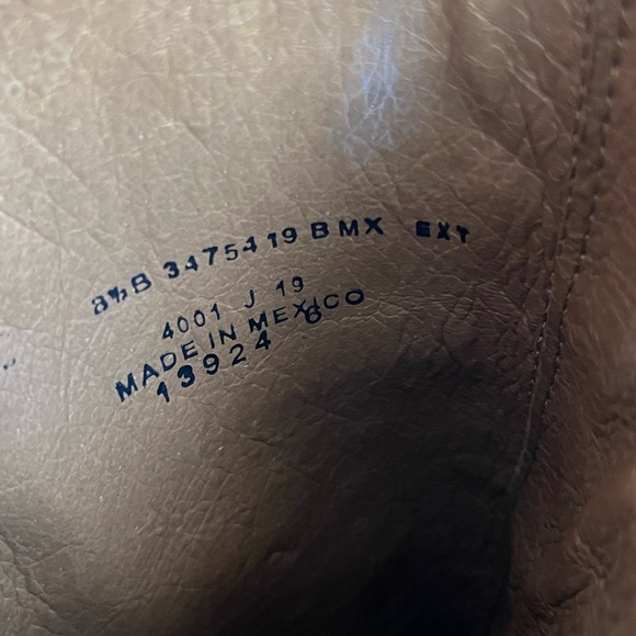 Frye Jayden D Ring Riding Boot Wide Calf BMX EXT Black Brown *flaw* Size 8.5B - Picture 9 of 11